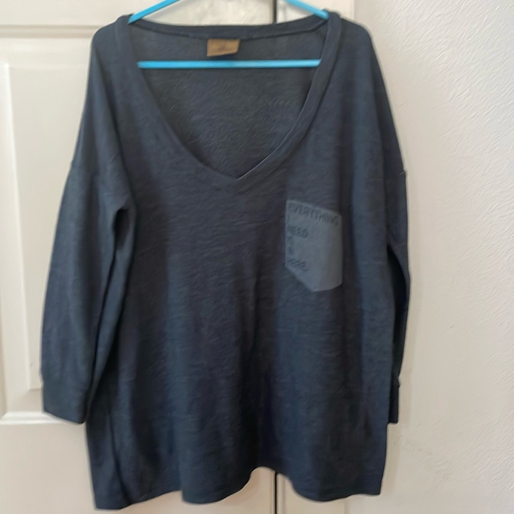 Good Hyouman “Everything I need is in here”pocket sweater// size Medium lol